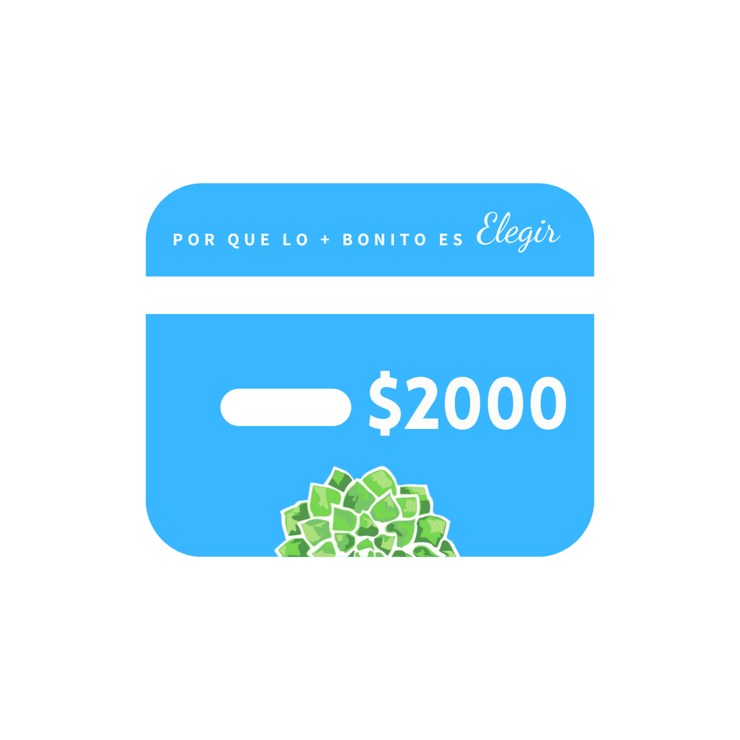 Tarjeta de regalo $2000 | Vivo Interior