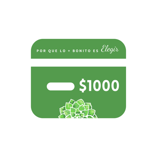 Tarjeta de regalo $1000 | Vivo Interior 