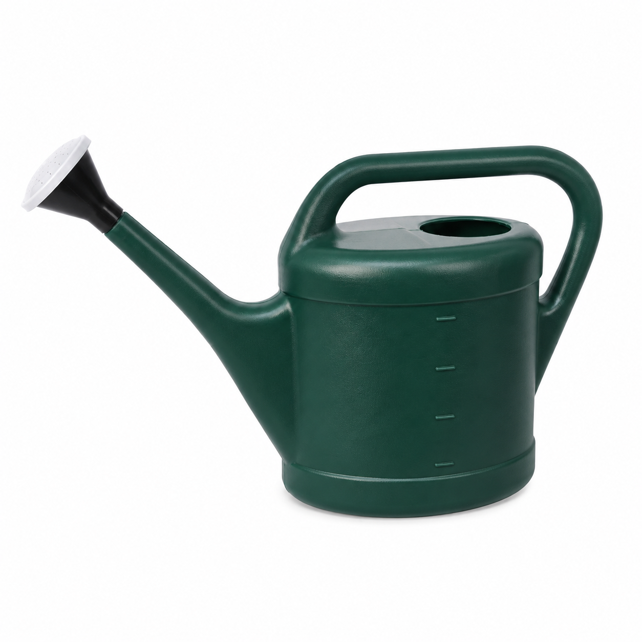Regadera verde de plástico de 5 litros para plantas