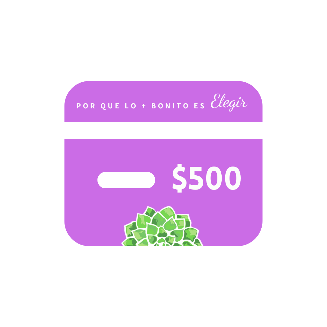 Tarjeta de regalo $500 | Vivo Interior 