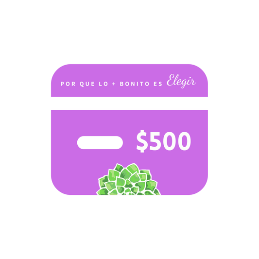 Tarjeta de regalo $500 | Vivo Interior 