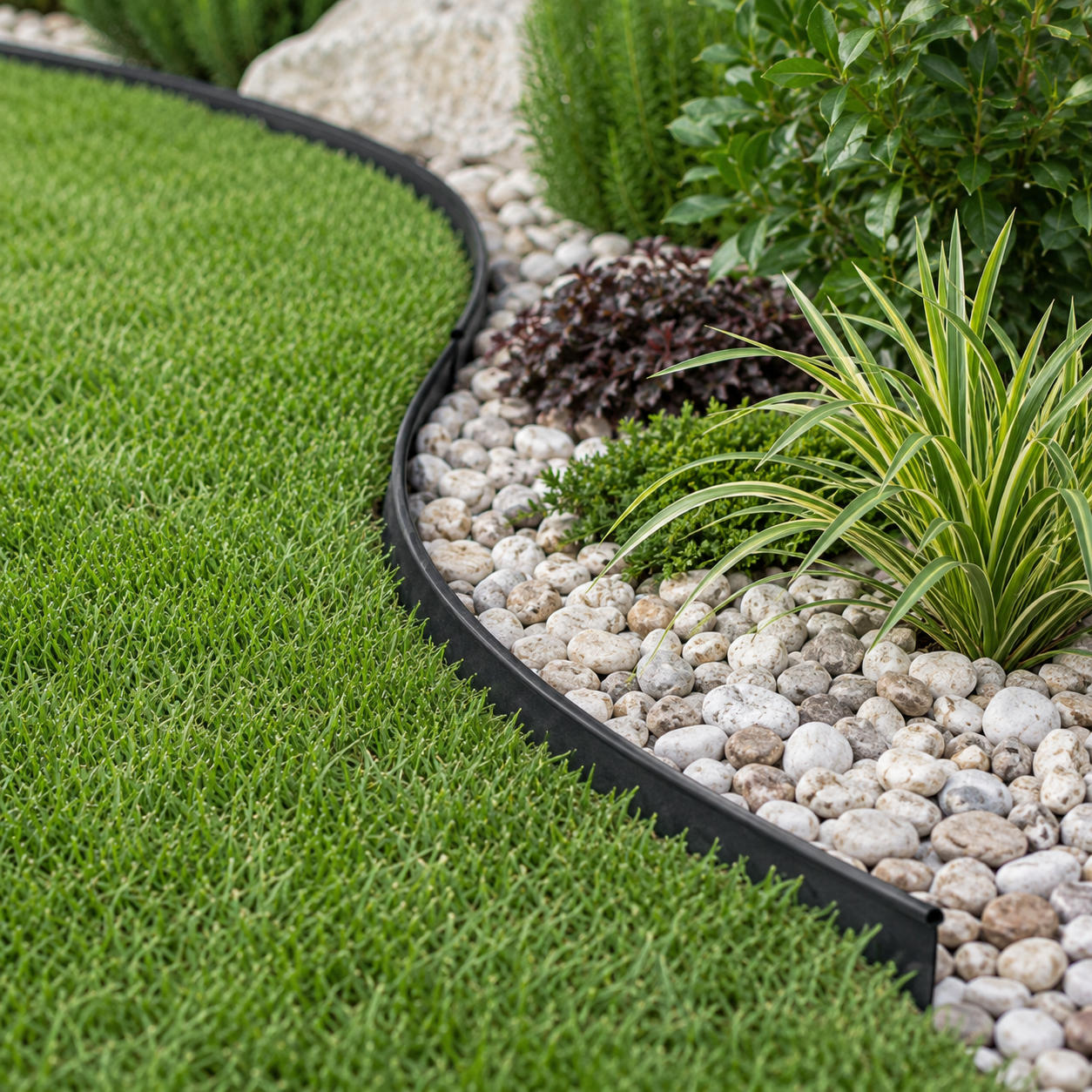 borde plástico para jardín
