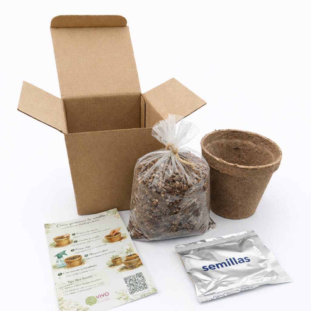 kit ecológico para plantar en casa