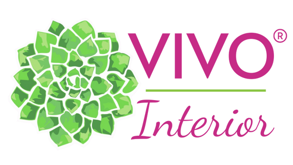 Logo de Vivo Interior, tienda de plantas, suculentas y decoración natural.